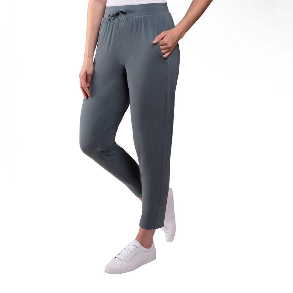 KIRKLAND Signature Women's Quick-Dry High Rise Active Pants Blue XL